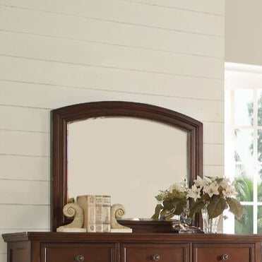 Baltimore Dark Walnut Bedroom Mirror - Ornate Home
