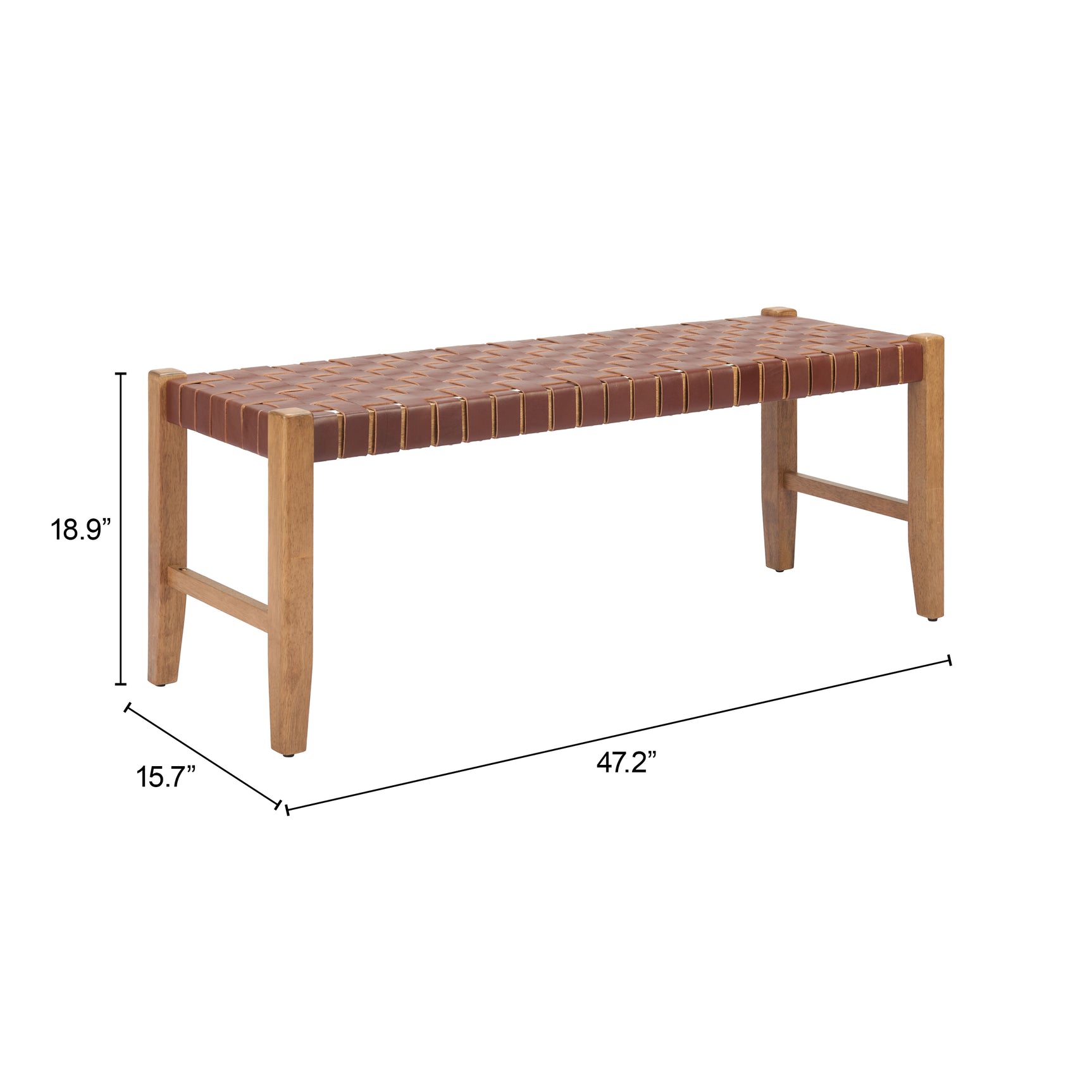 Bandani Brown Bench - Ornate Home