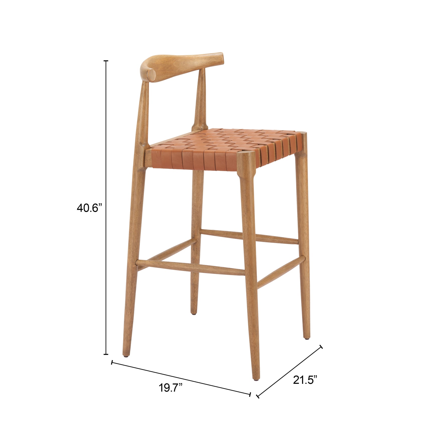 Bandani Tan Barstool - Ornate Home