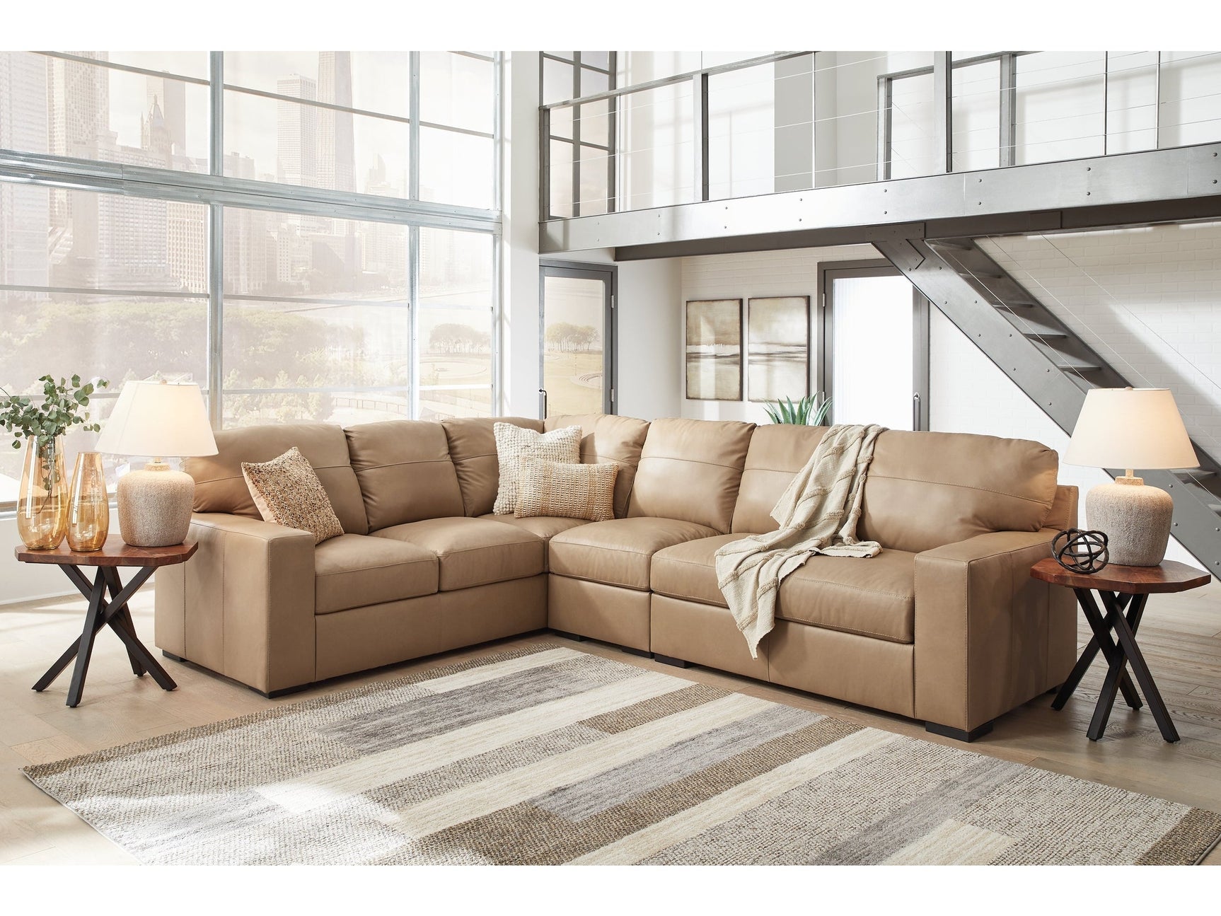 Bandon Toffee 3-Piece Sectional (Online Special Price) - Ornate Home
