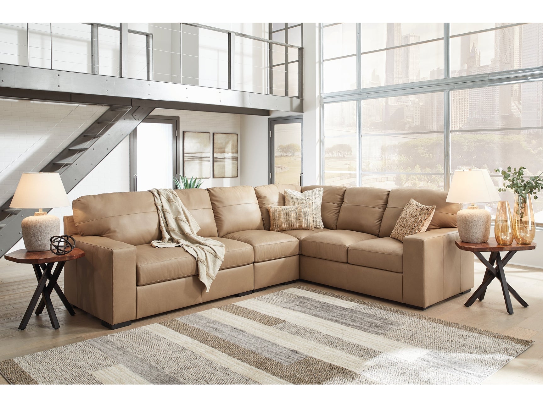 Bandon Toffee 3-Piece Sectional - Ornate Home