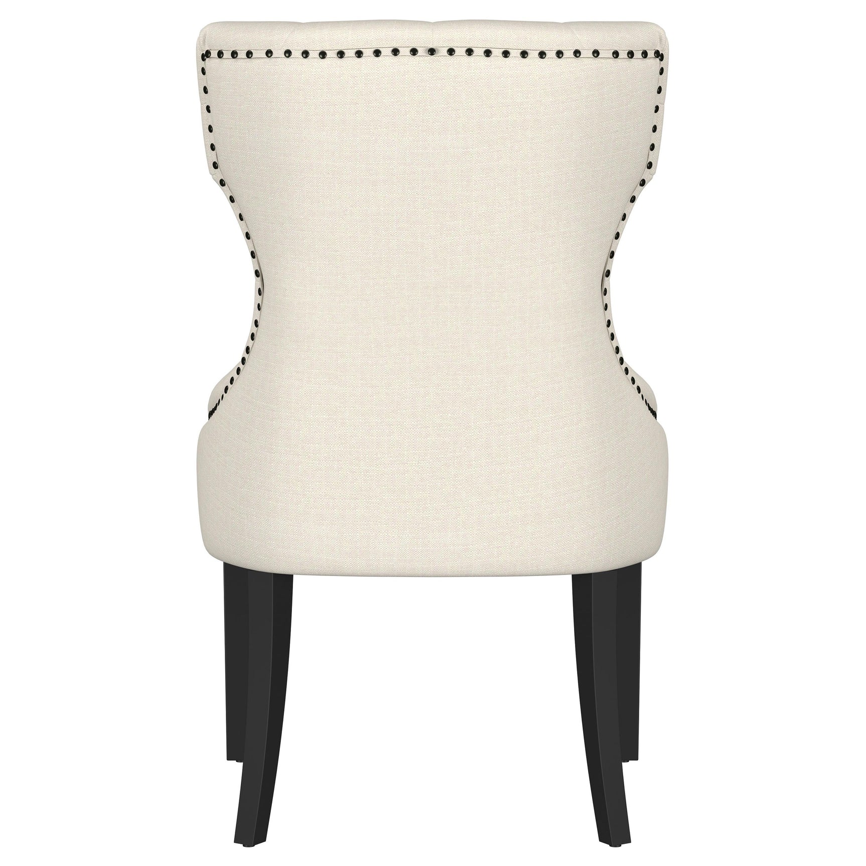 Baney Beige / Distressed Black Side Chair - Ornate Home