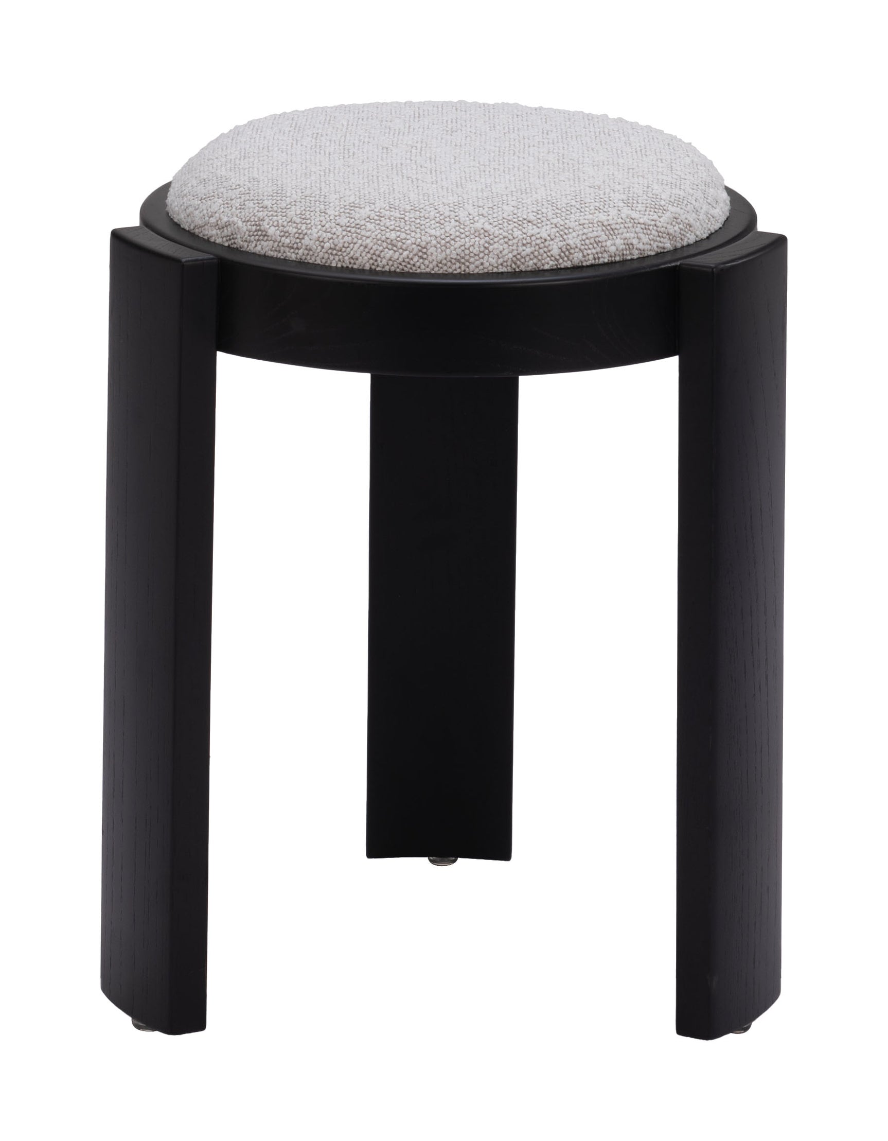 Banjul Misty Gray Ottoman - Ornate Home