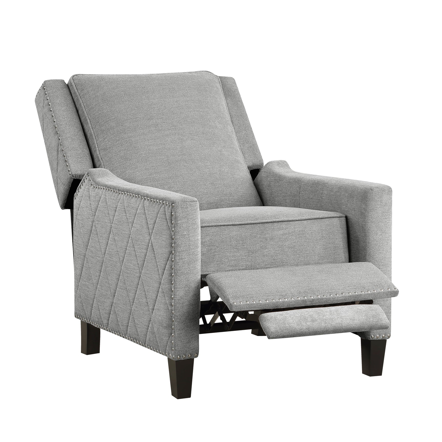 Banks Gray Reclining Chair - Ornate Home