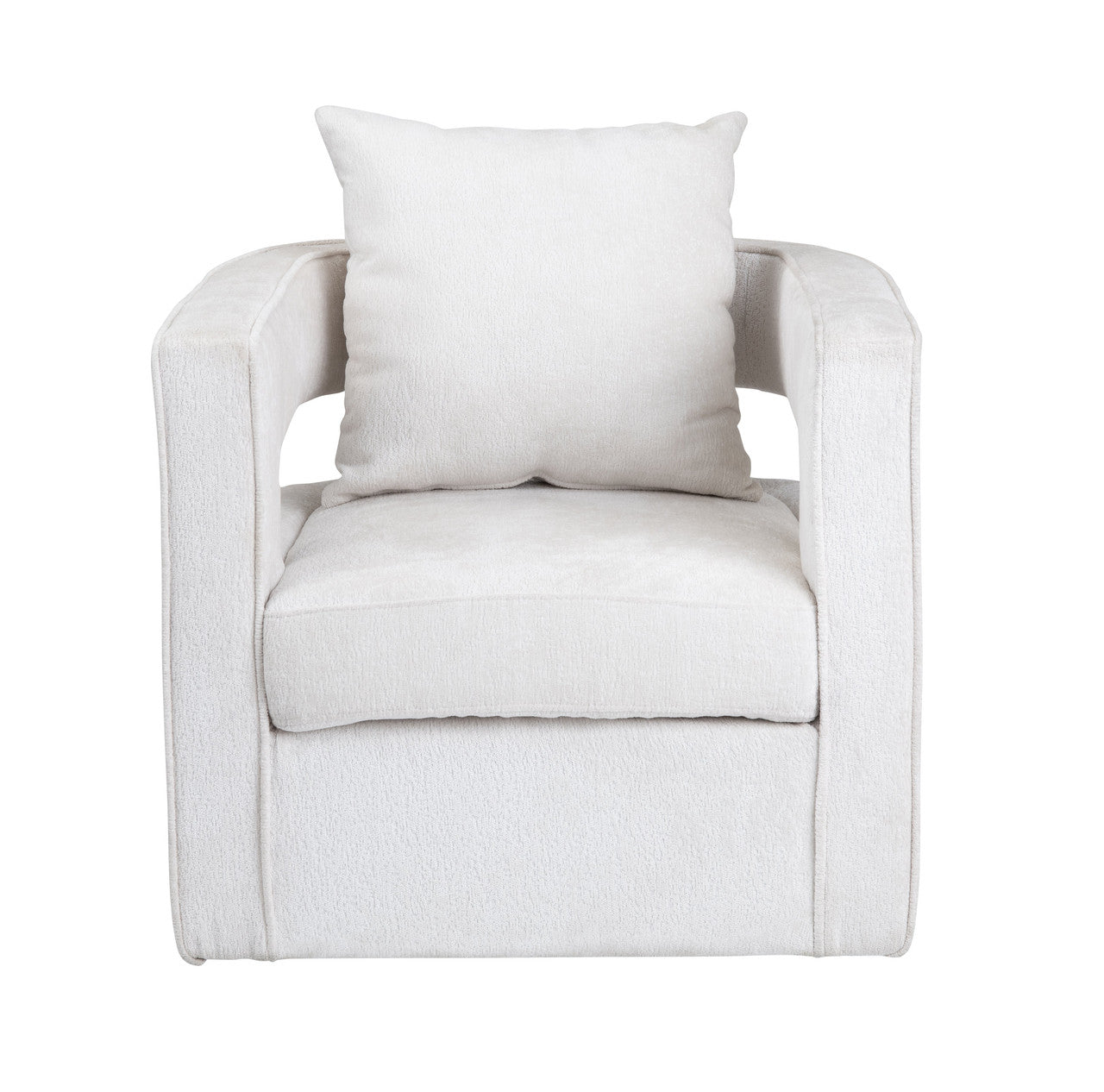 Banks White Accent Chair - Ornate Home
