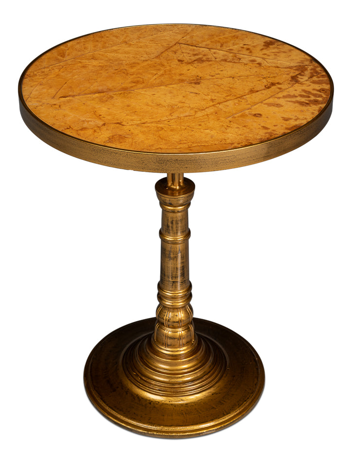 Banner House Gold Side Table - Ornate Home