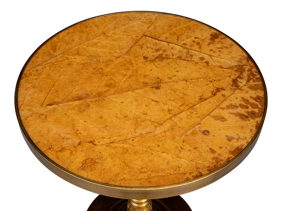 Banner House Gold Side Table - Ornate Home