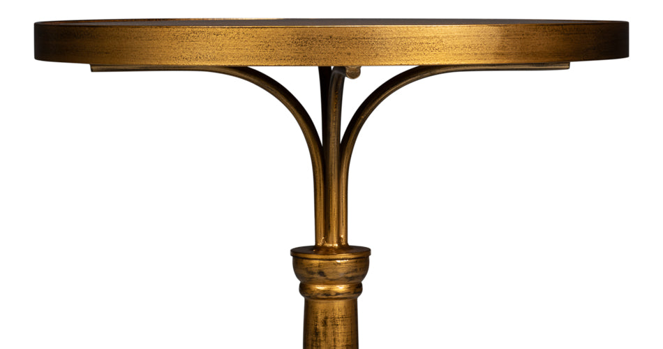 Banner House Gold Side Table - Ornate Home