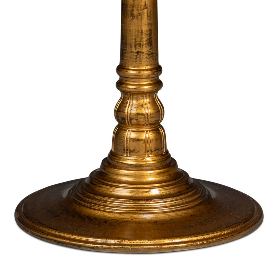 Banner House Gold Side Table - Ornate Home