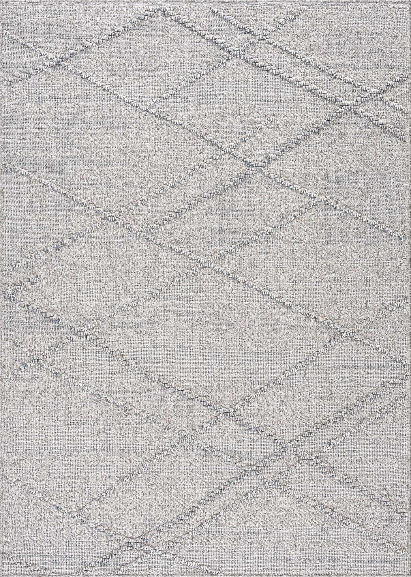 Baqer Taupe & Gray Textured Performance Outdoor Rug - Clearance - Ornate Home