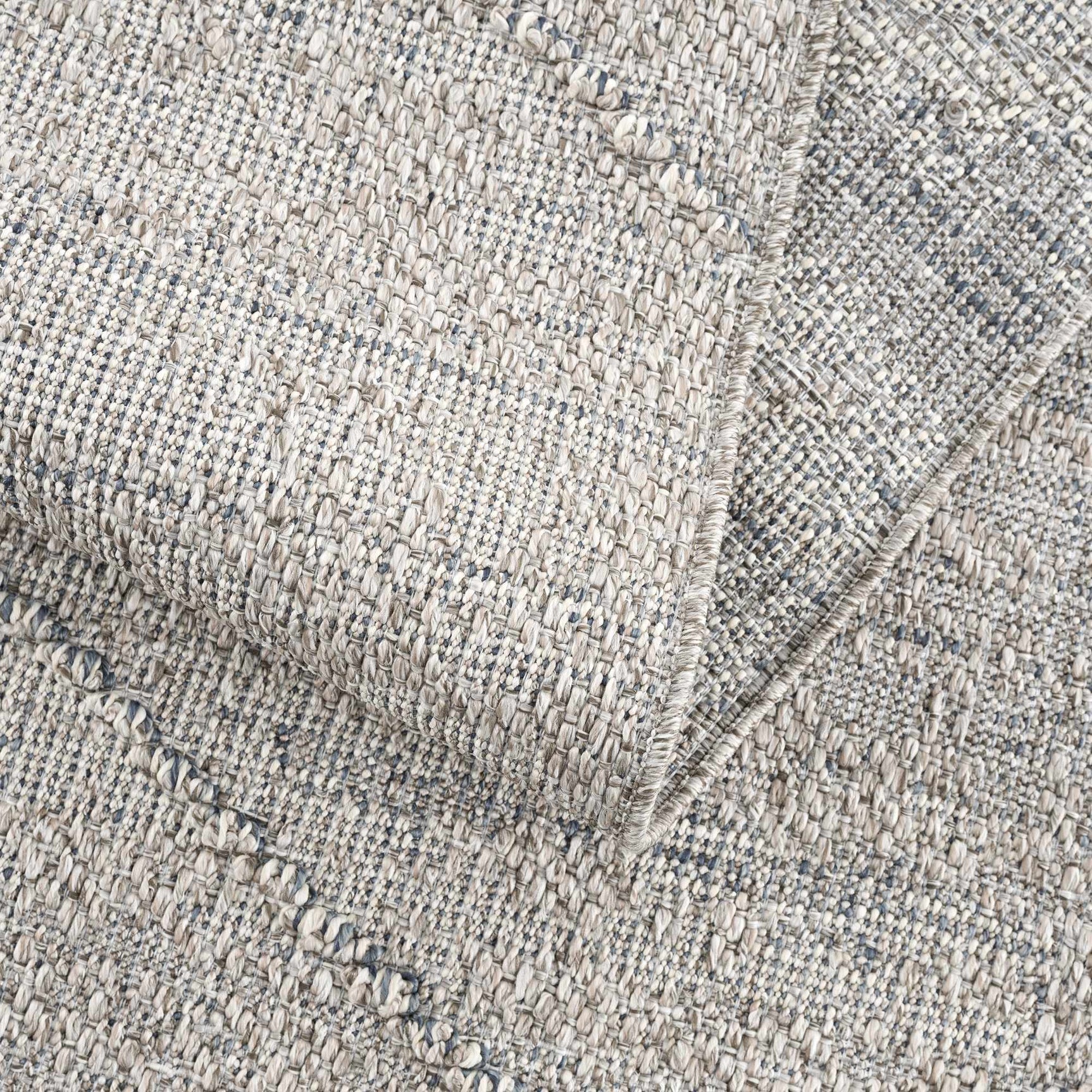 Baqer Taupe & Gray Textured Performance Outdoor Rug - Clearance - Ornate Home