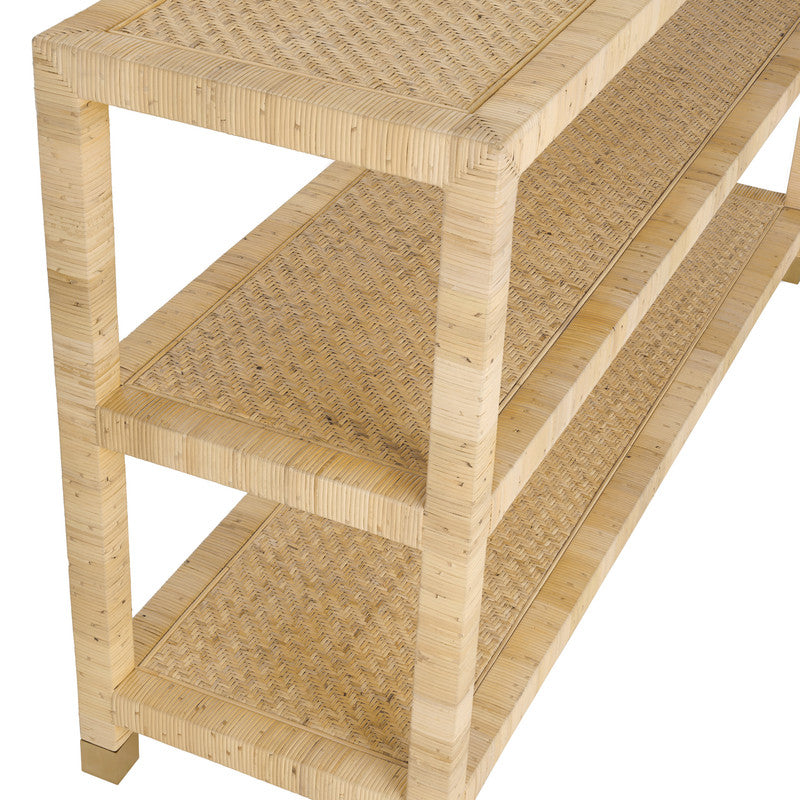 Barbados Natural Console Table - Ornate Home