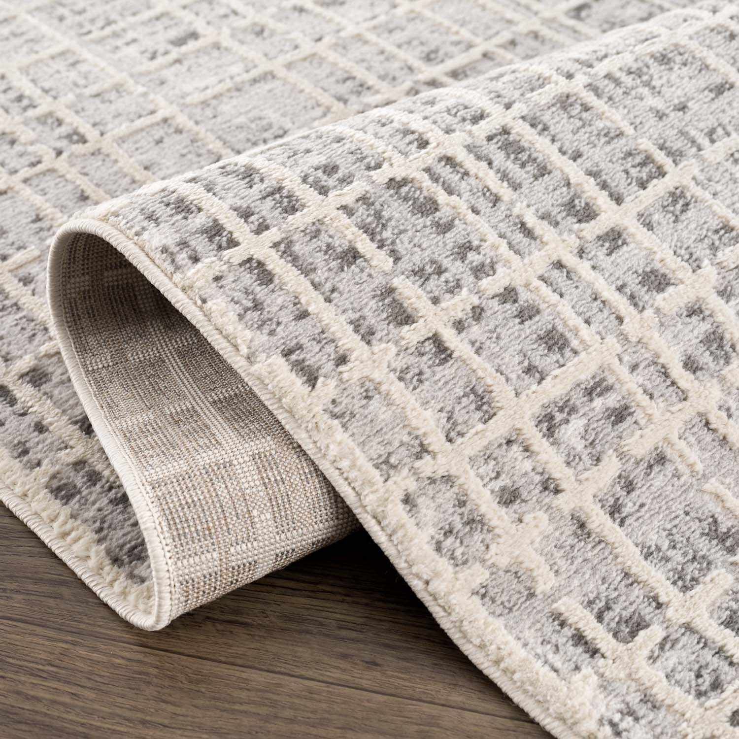 Barbra Gray Area Rug - Ornate Home