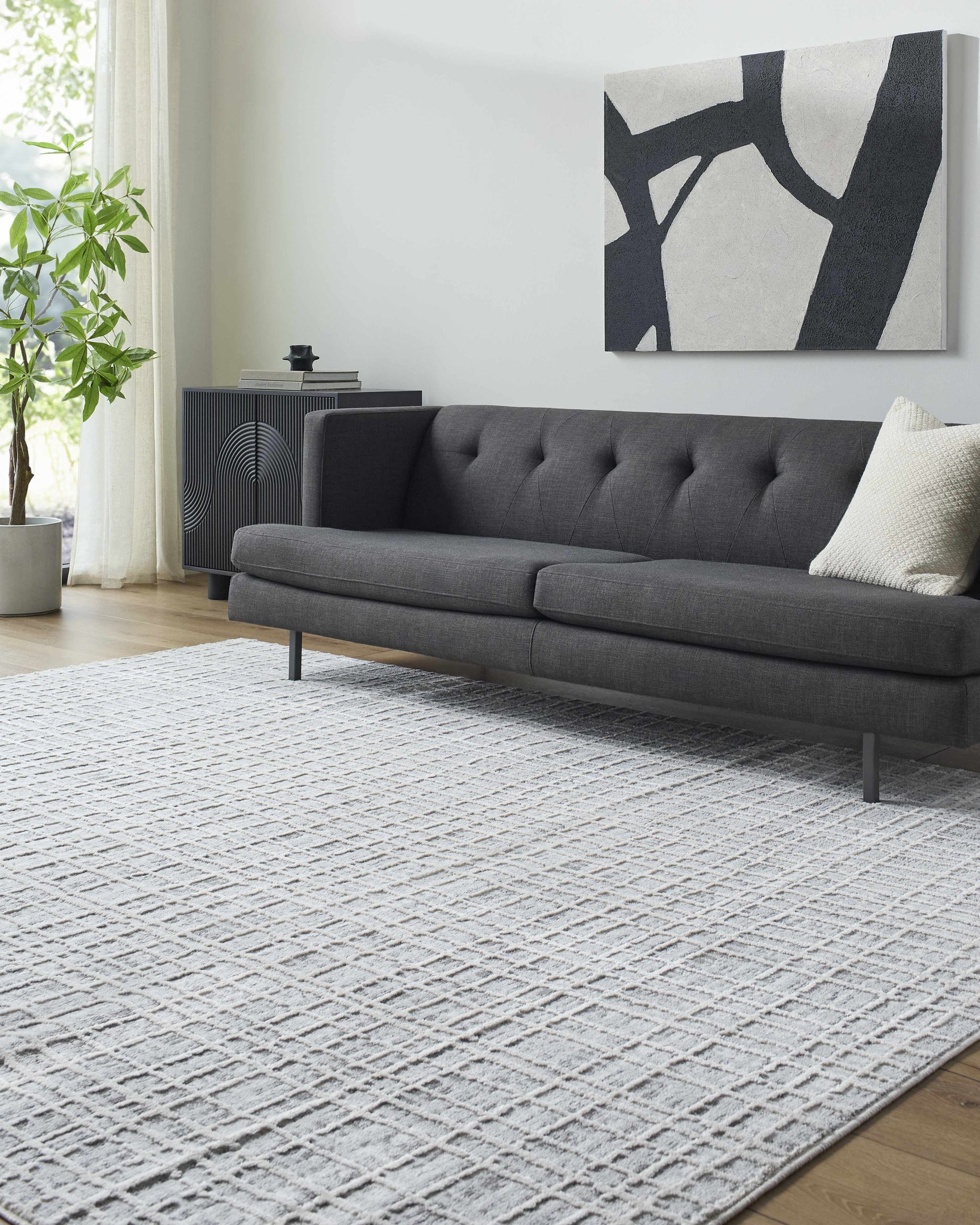 Barbra Gray Area Rug - Ornate Home