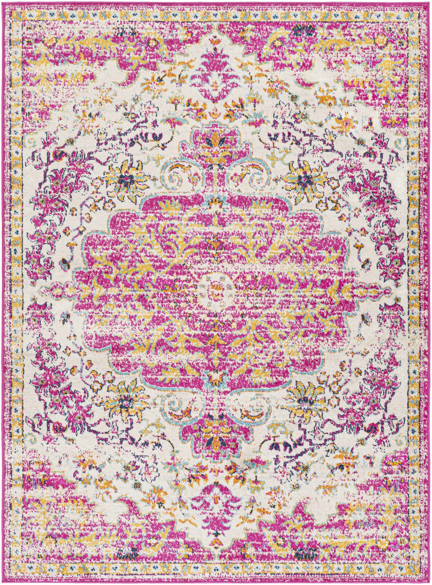 Barceloneta Magenta Area Rug - Clearance - Ornate Home