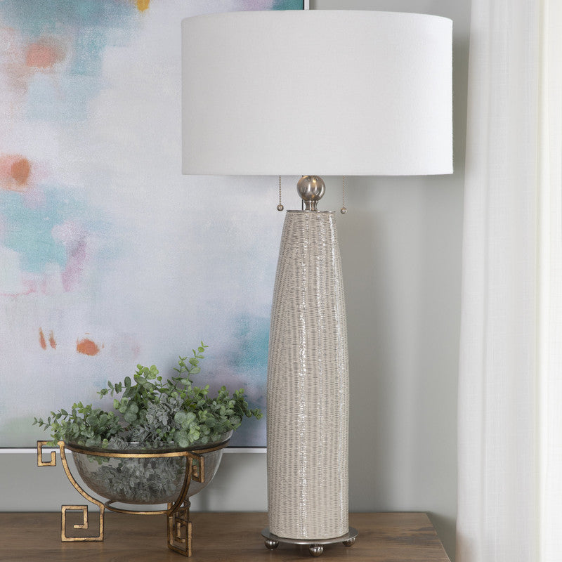 Barclay Beige Table Lamp (Set of 2) - Ornate Home