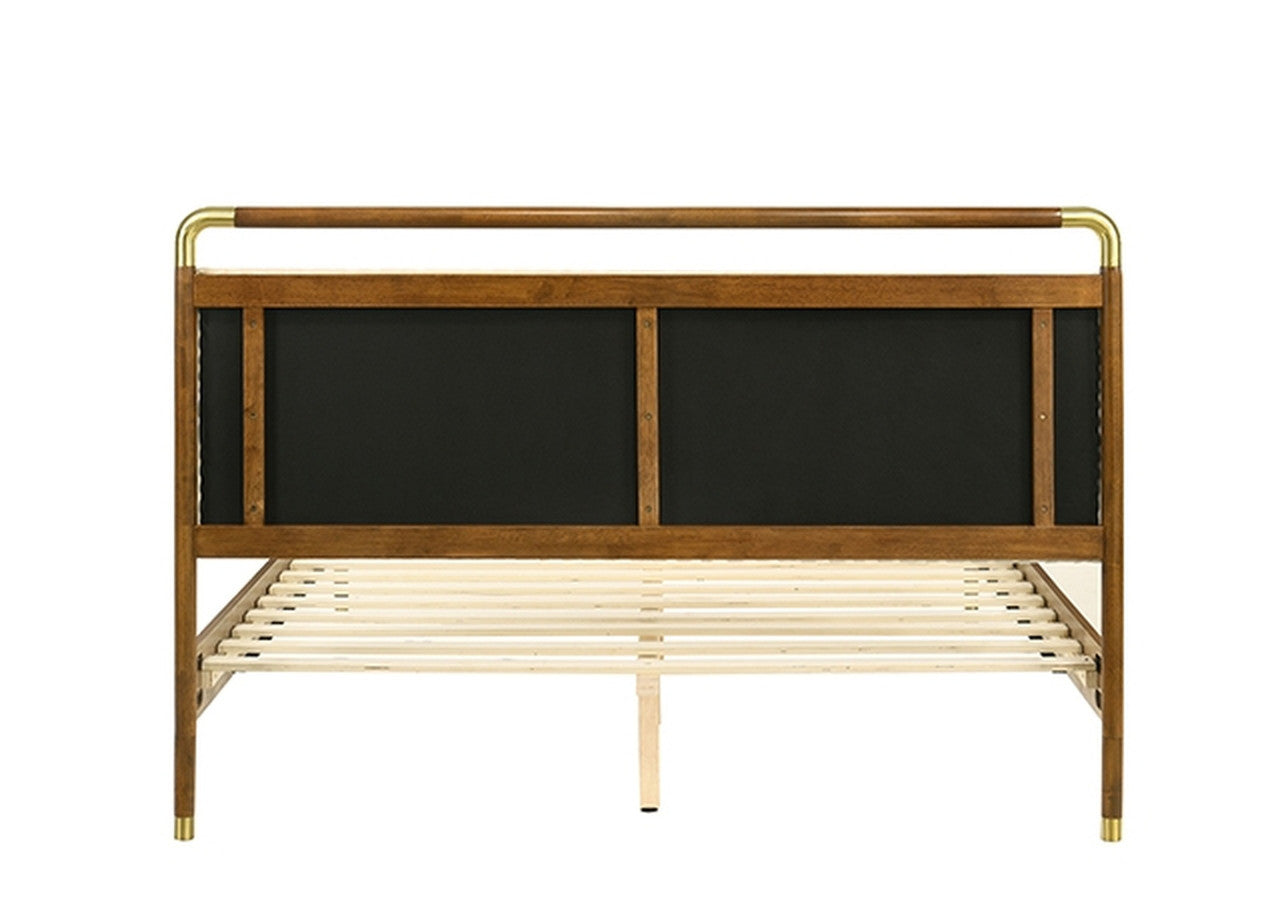 Bardot Walnut E.King Bed - Ornate Home