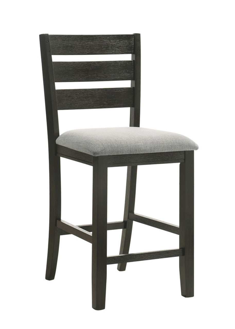 Bardstown Dark Wheat & Charcoal Black Counter Height Dining Room Sets - Ornate Home