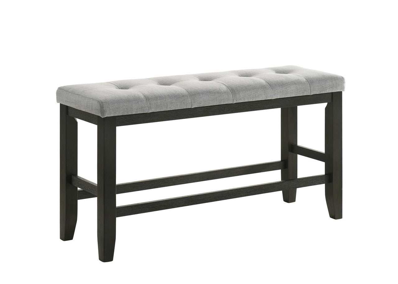 Bardstown Dark Wheat & Charcoal Black Counter Height Dining Room Sets - Ornate Home