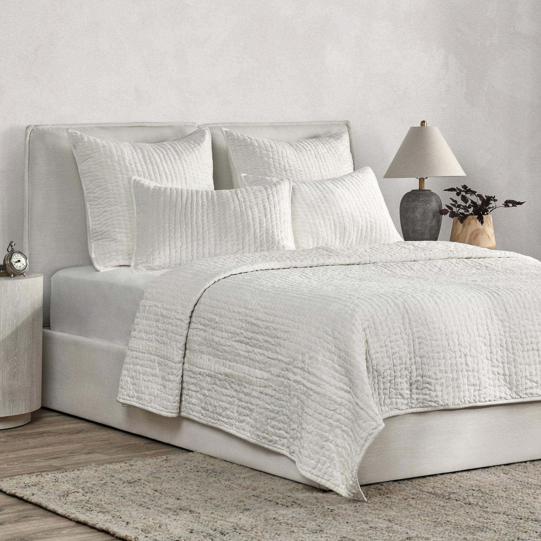 Bari Cloud Velvet Quilt Collection - Ornate Home