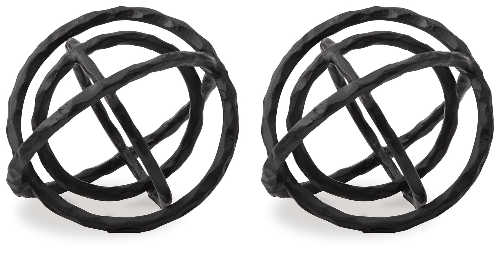 Barlee Black Sculpture (Set of 2) - Ornate Home