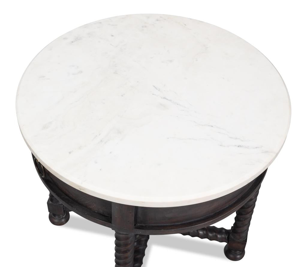 Barley Brown Side Table - Ornate Home
