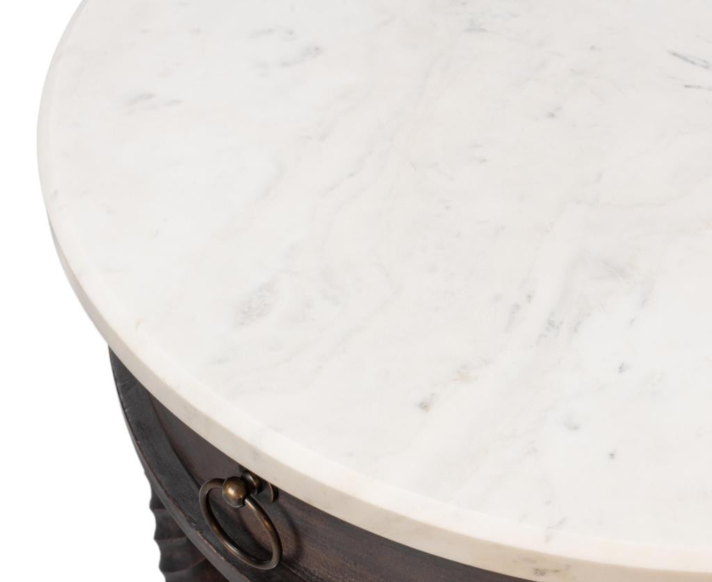 Barley Brown Side Table - Ornate Home