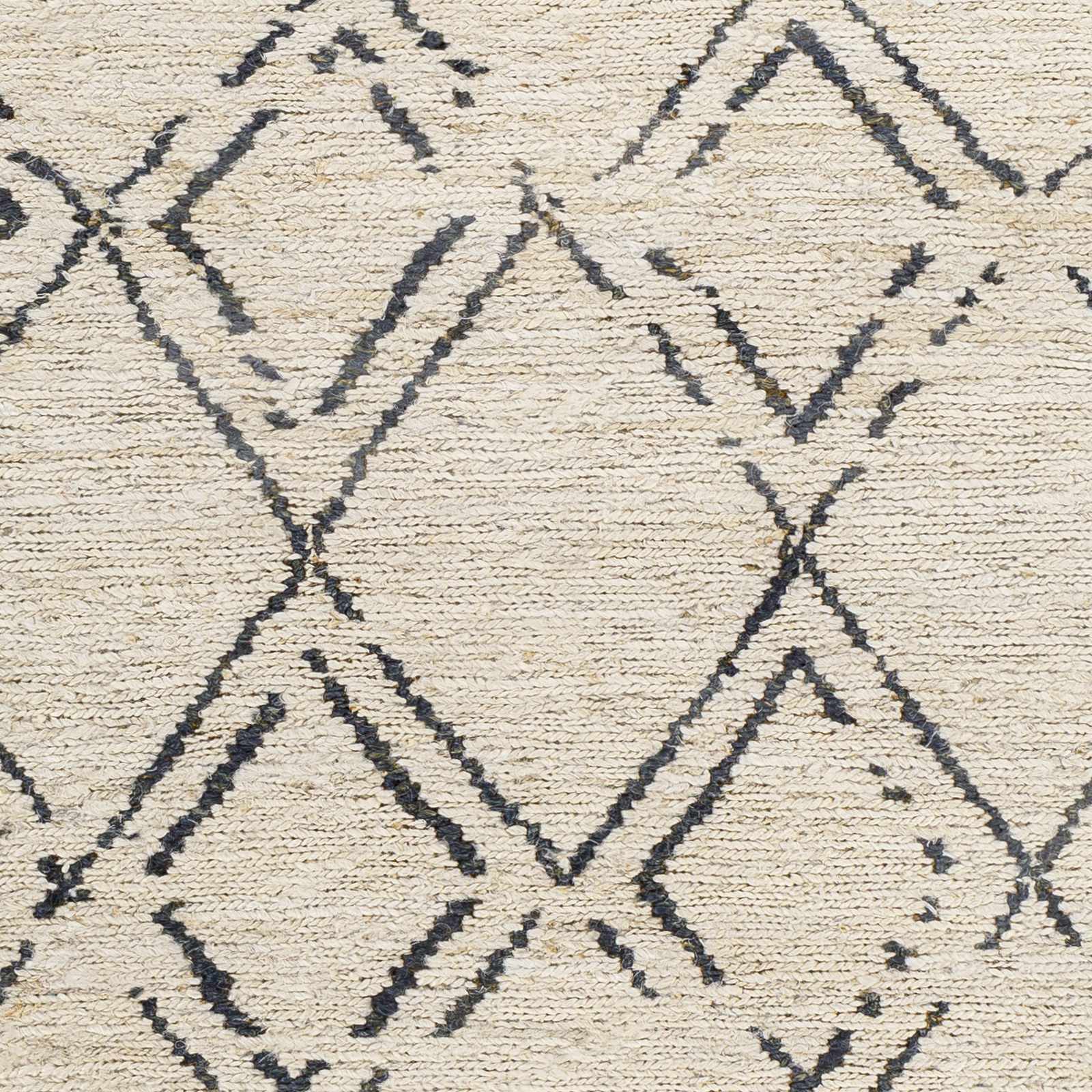 Barlig Beige Trellis Jute Carpet - Clearance - Ornate Home
