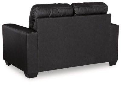 Barlin Mills Dark Gray Loveseat (Online Special Price) - Ornate Home