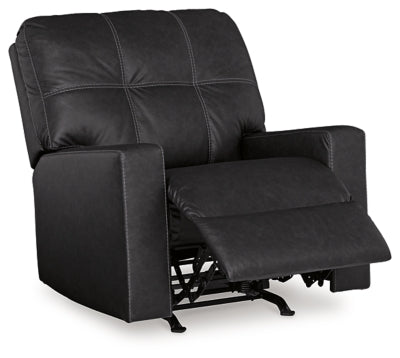 Barlin Mills Dark Gray Recliner - Ornate Home