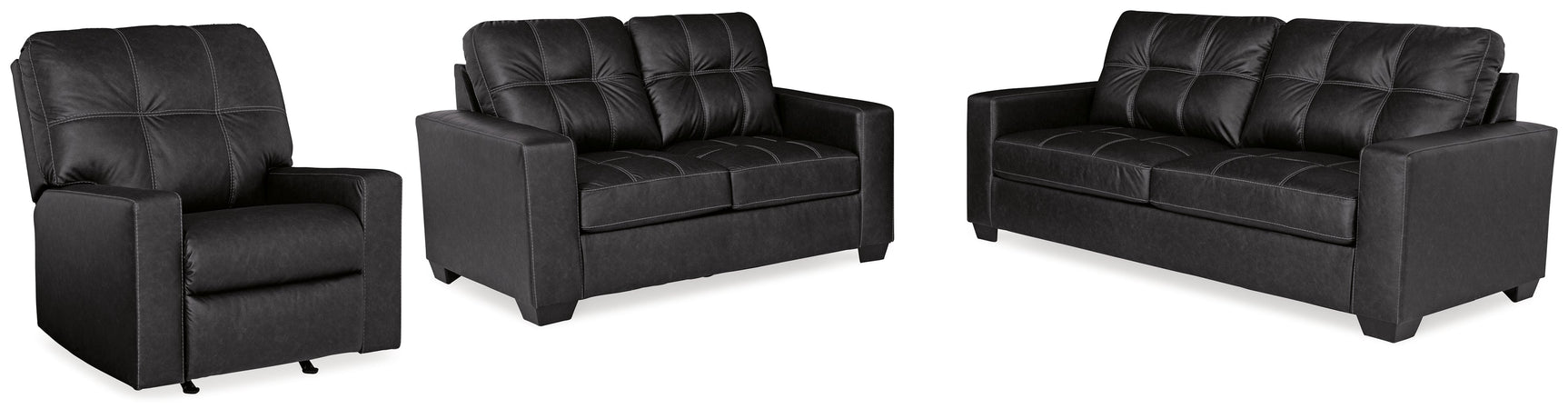 Barlin Mills Sofa, Loveseat and Recliner (Online Special Price) - Ornate Home