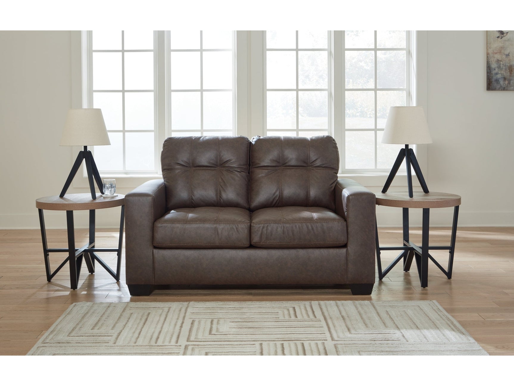 Barlin Mills Umber Loveseat (Online Special Price) - Ornate Home