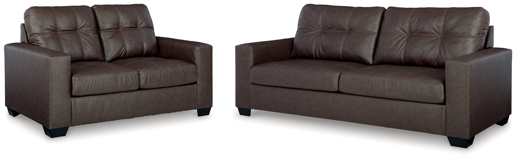 Barlin Mills Umber Sofa & Loveseat (Online Special Price) - Ornate Home