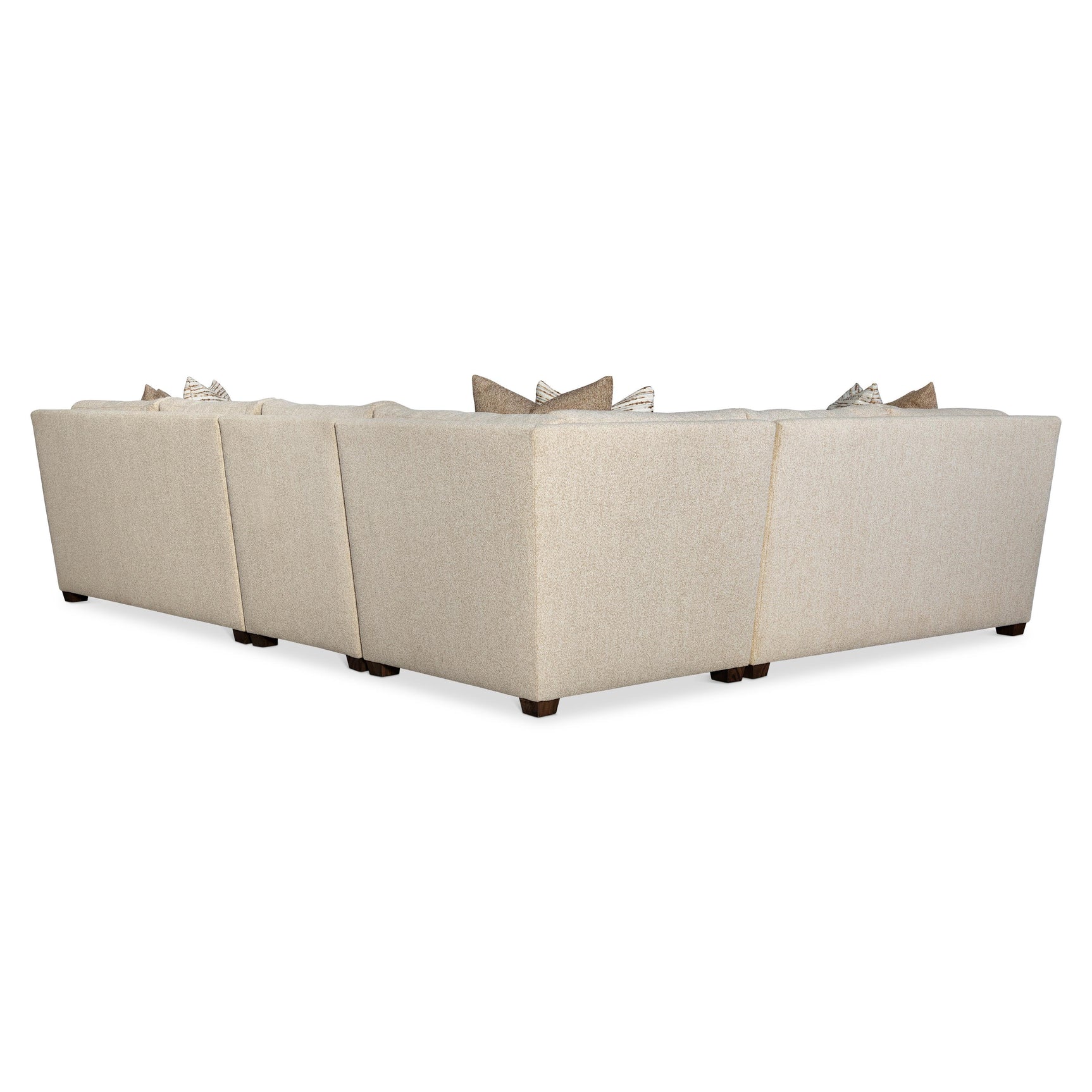 Barnes Beige/Tan Fabric Sectional - Ornate Home