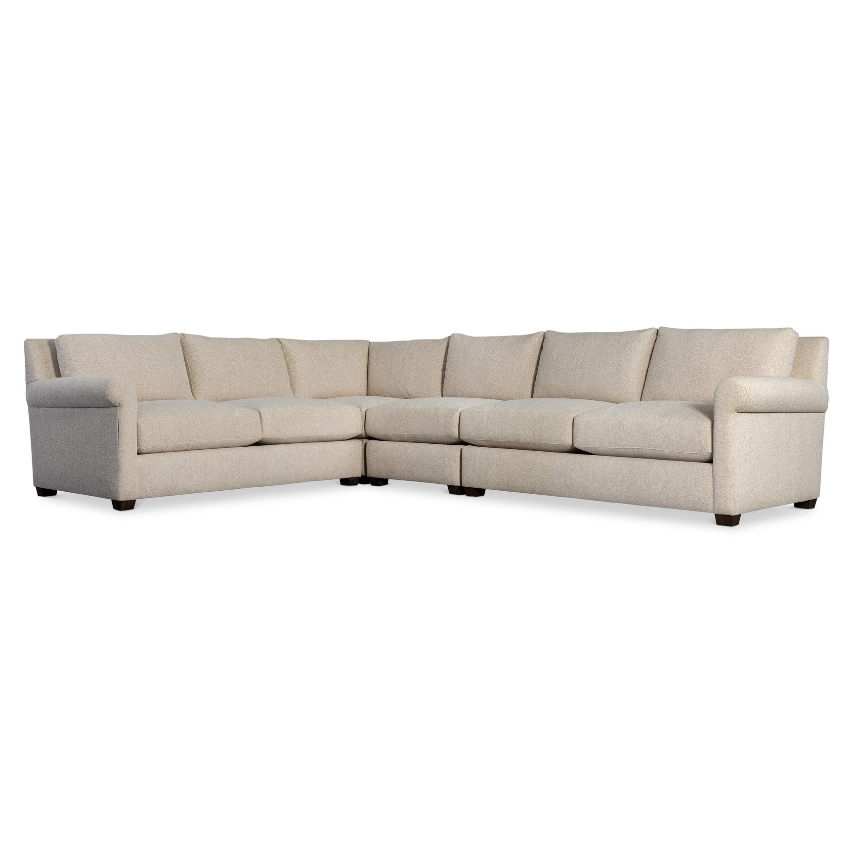 Barnes Beige/Tan Fabric Sectional - Ornate Home