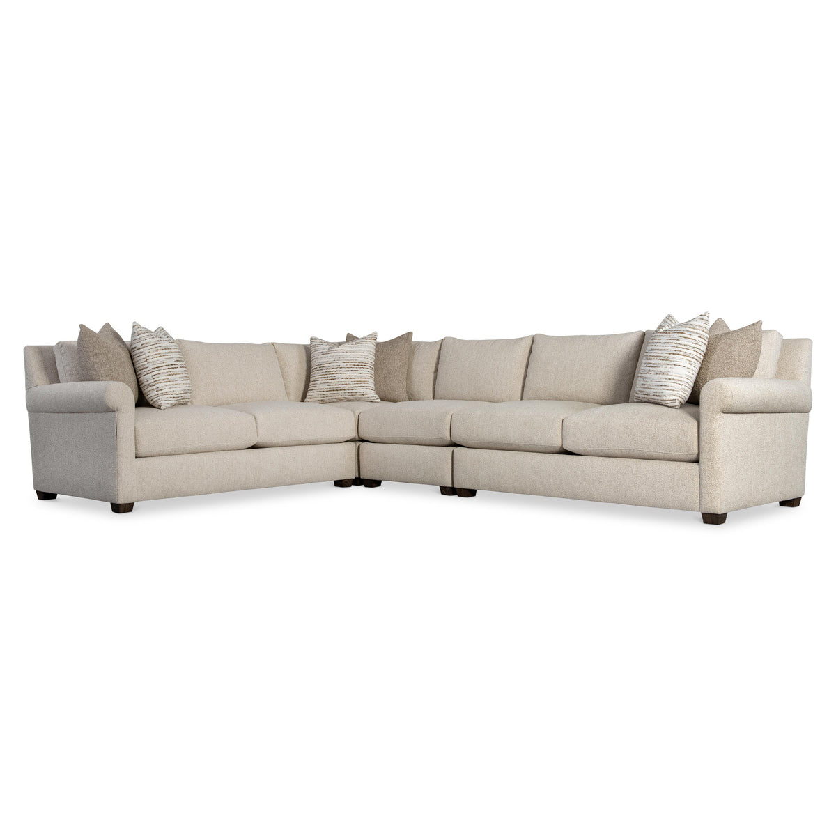 Barnes Java - Cerused Sectional - Ornate Home