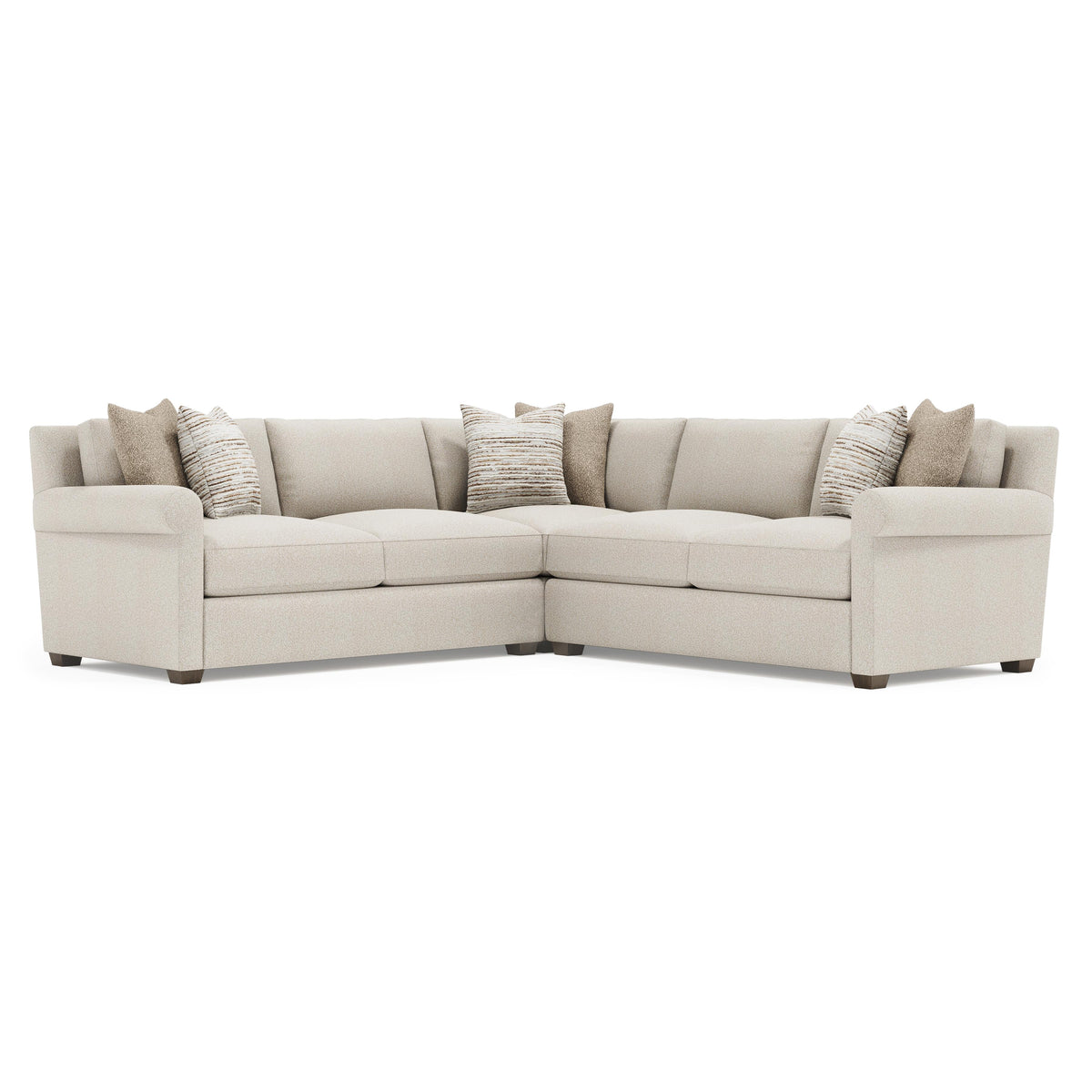 Barnes Java - Cerused Sectional - Ornate Home