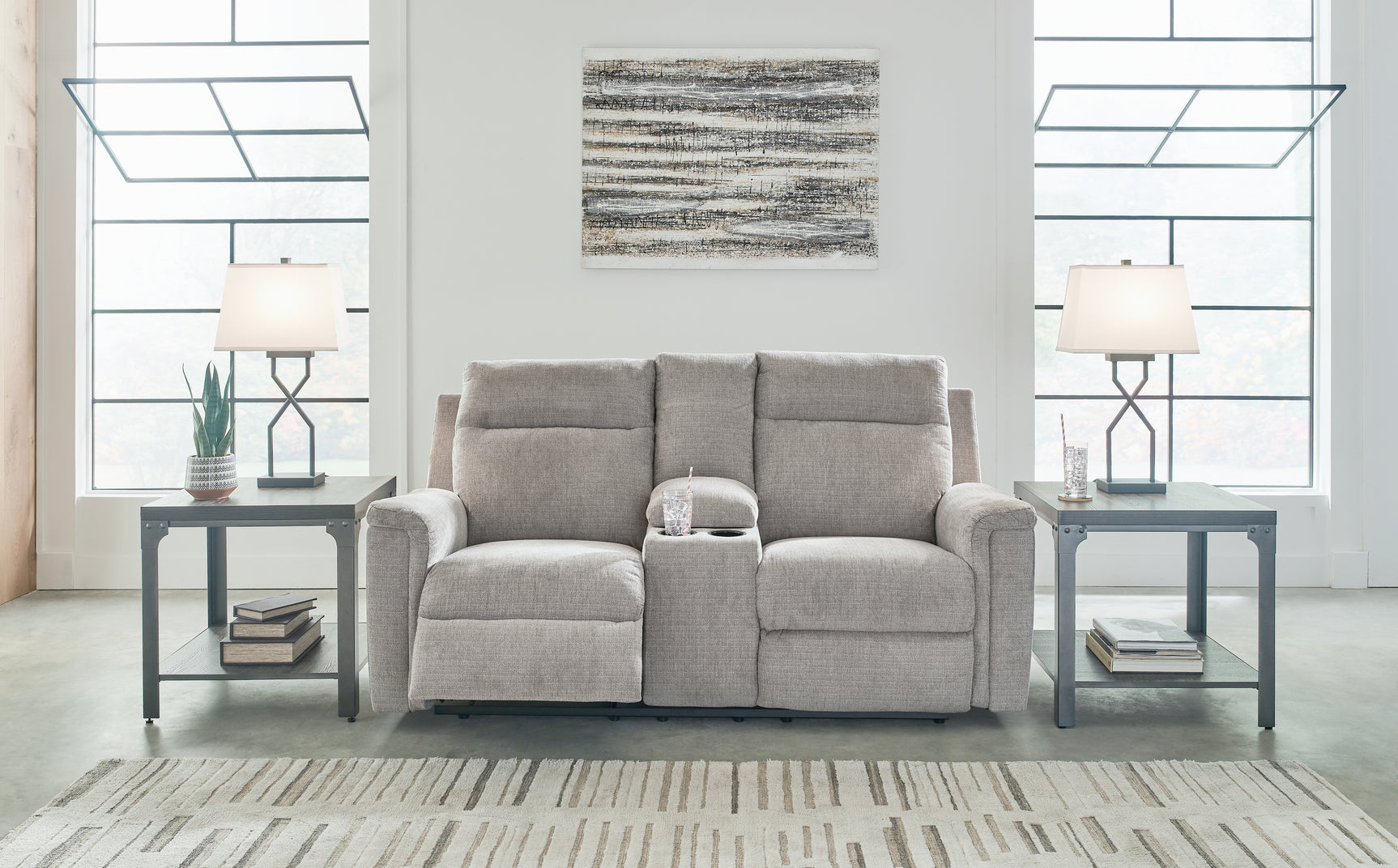 Barnsana Ash Power Reclining Sofa, Loveseat and Recliner (Online Special Price) - Ornate Home