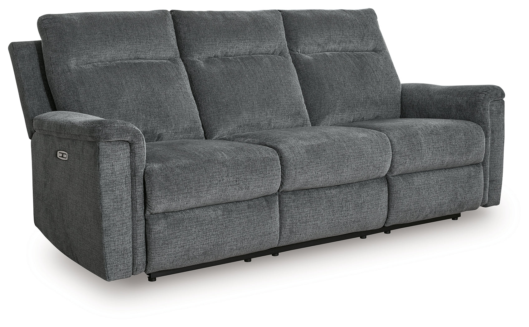 Barnsana Gravel Power Reclining Sofa and Loveseat - Ornate Home