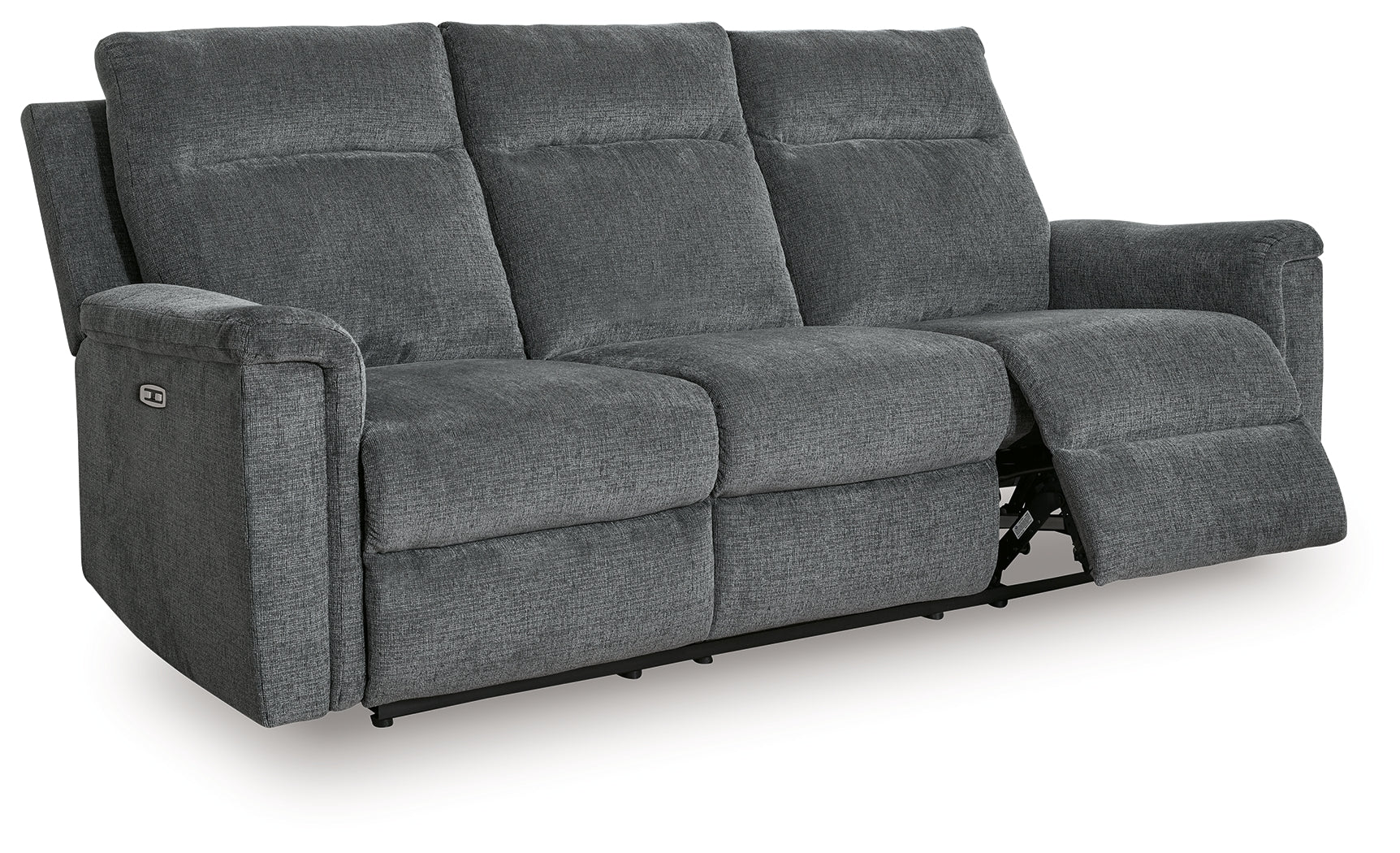 Barnsana Gravel Power Reclining Sofa and Loveseat - Ornate Home