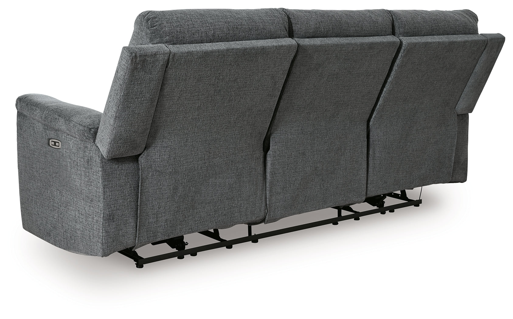 Barnsana Gravel Power Reclining Sofa and Loveseat - Ornate Home