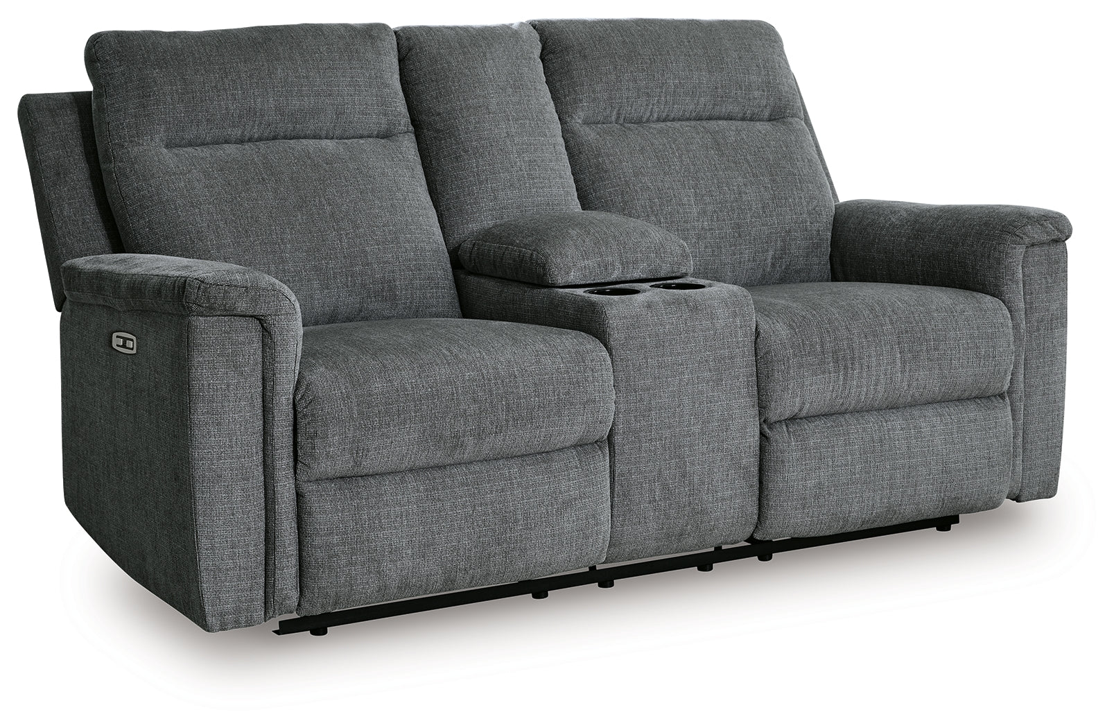 Barnsana Gravel Power Reclining Sofa and Loveseat - Ornate Home