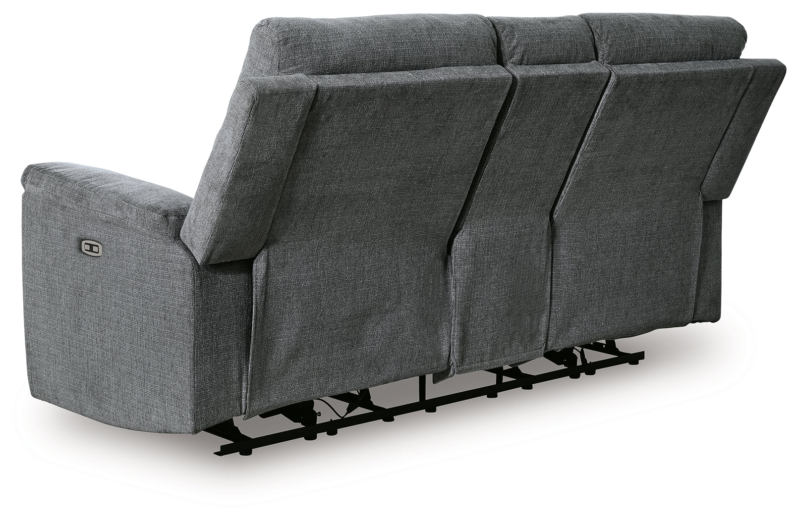 Barnsana Gravel Power Reclining Sofa and Loveseat - Ornate Home