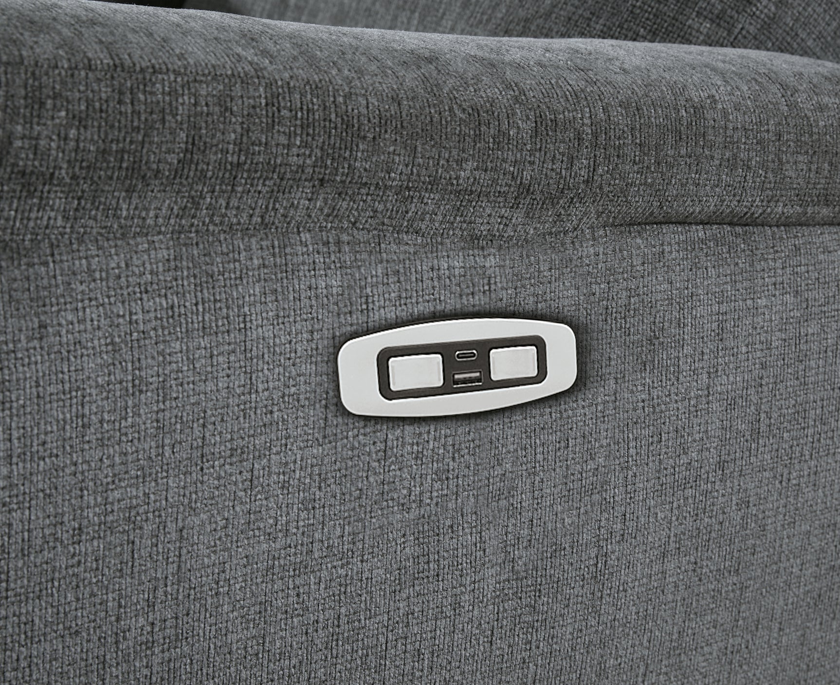 Barnsana Gravel Power Reclining Sofa and Loveseat - Ornate Home