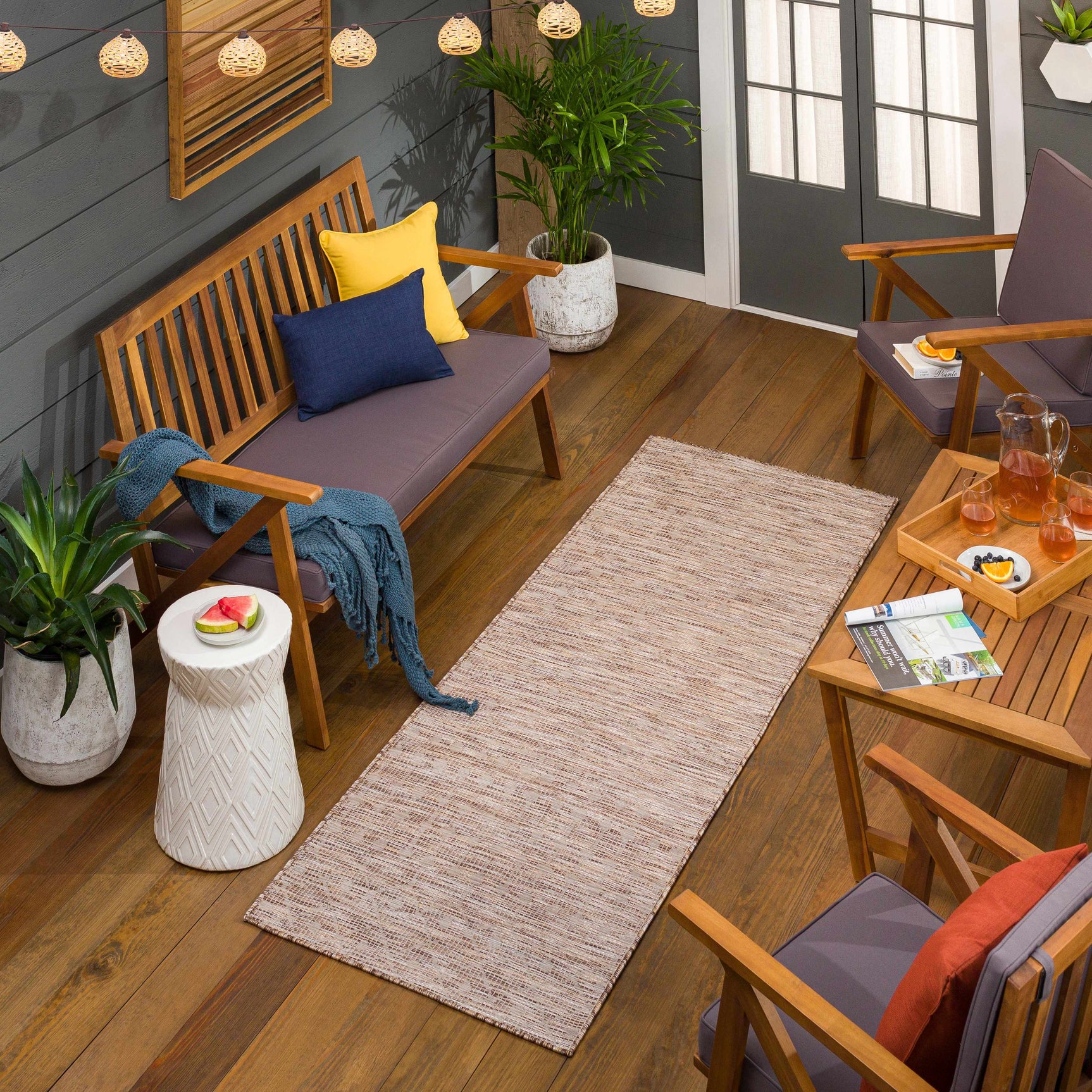 Barnsbury Flatweave Outdoor Area Carpet - Clearance - Ornate Home