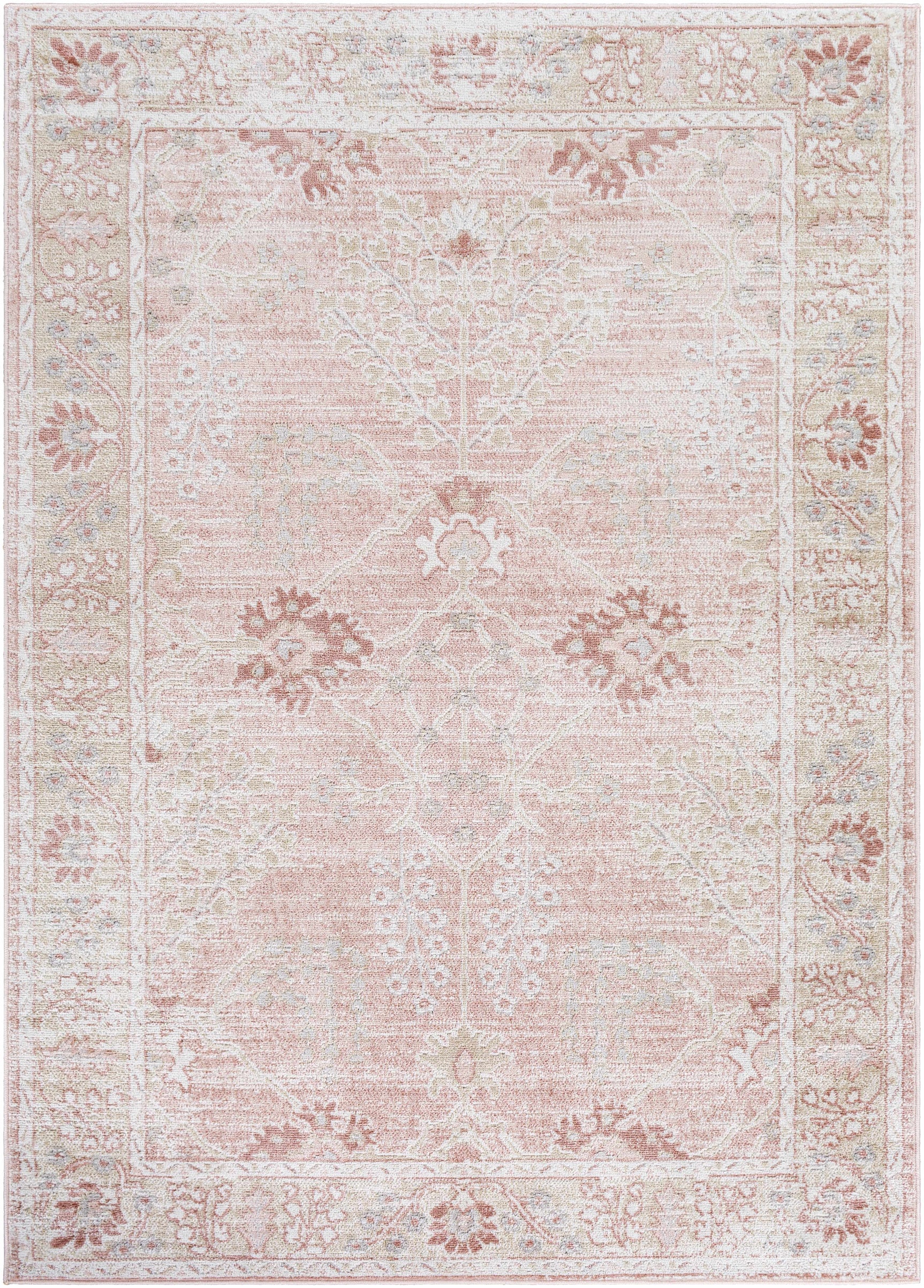 Barnwell Pink Area Carpet - Promo - Ornate Home
