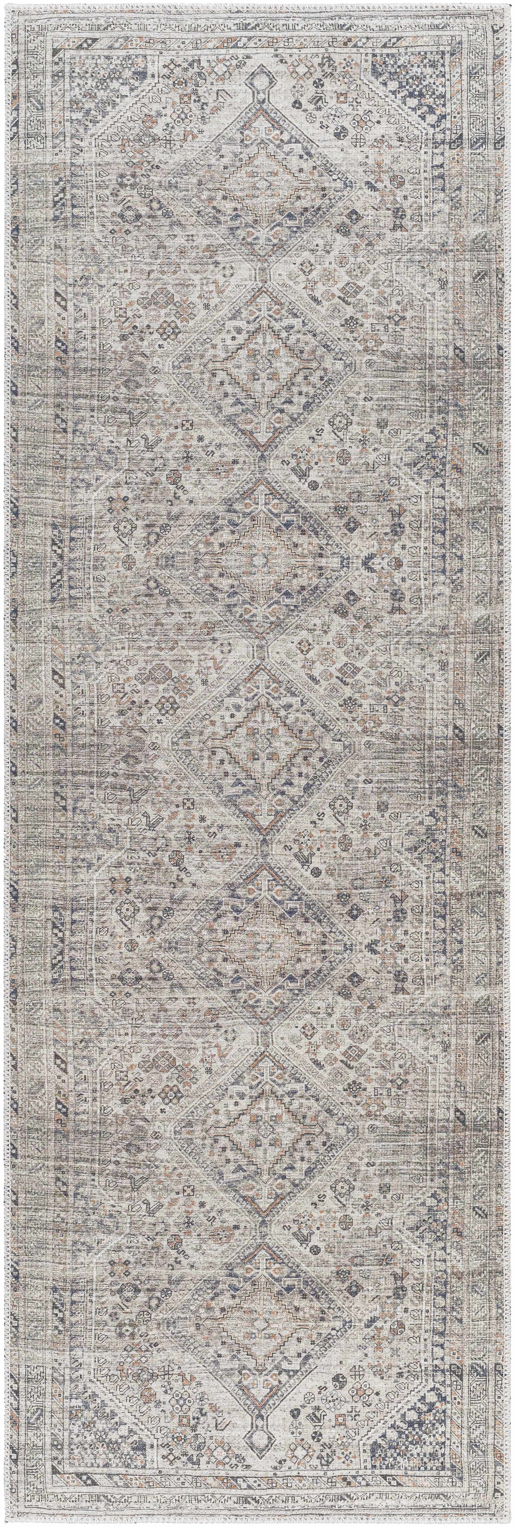 Barny Beige Washable Area Rug - Ornate Home