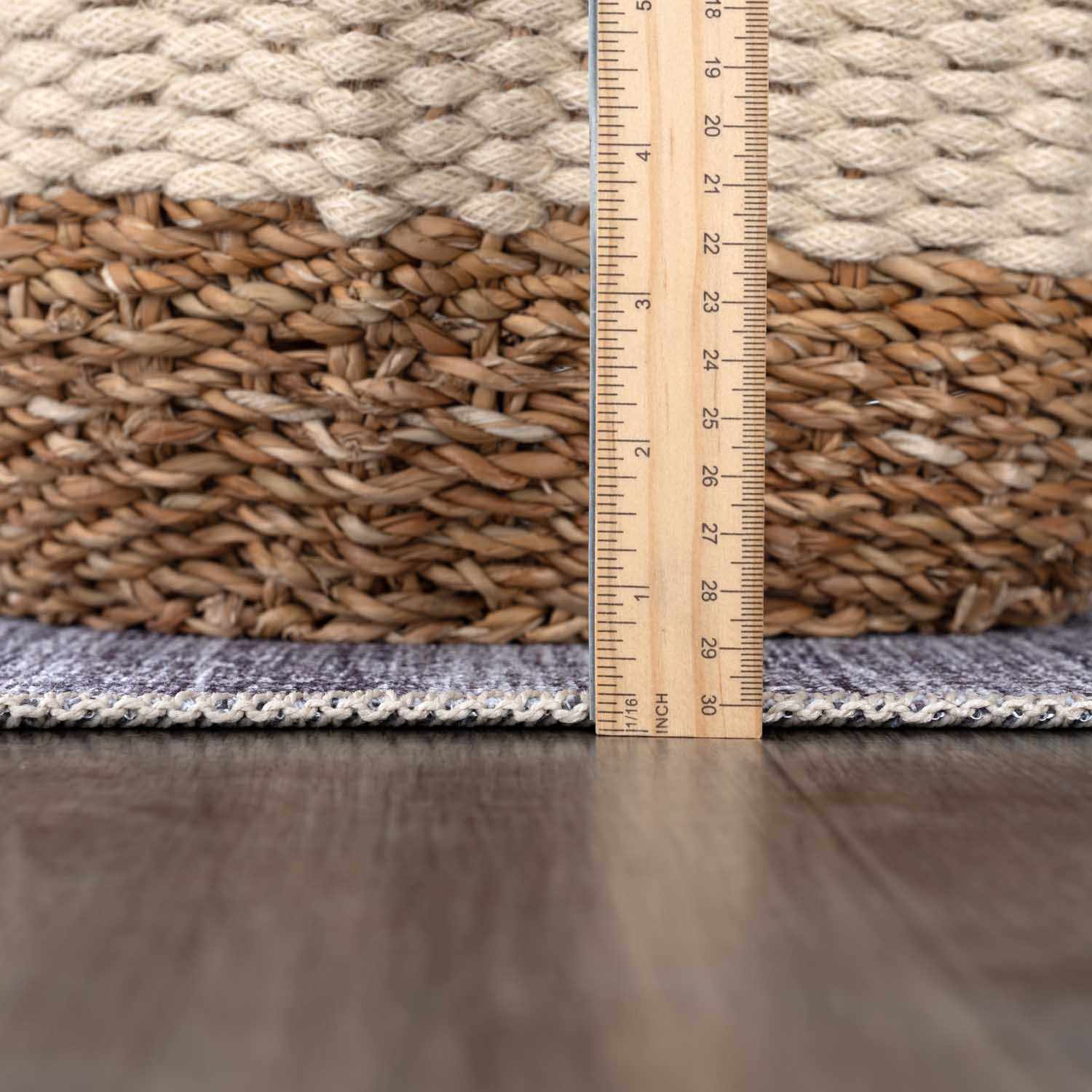 Barny Gray Blue Washable Rug - Clearance - Ornate Home