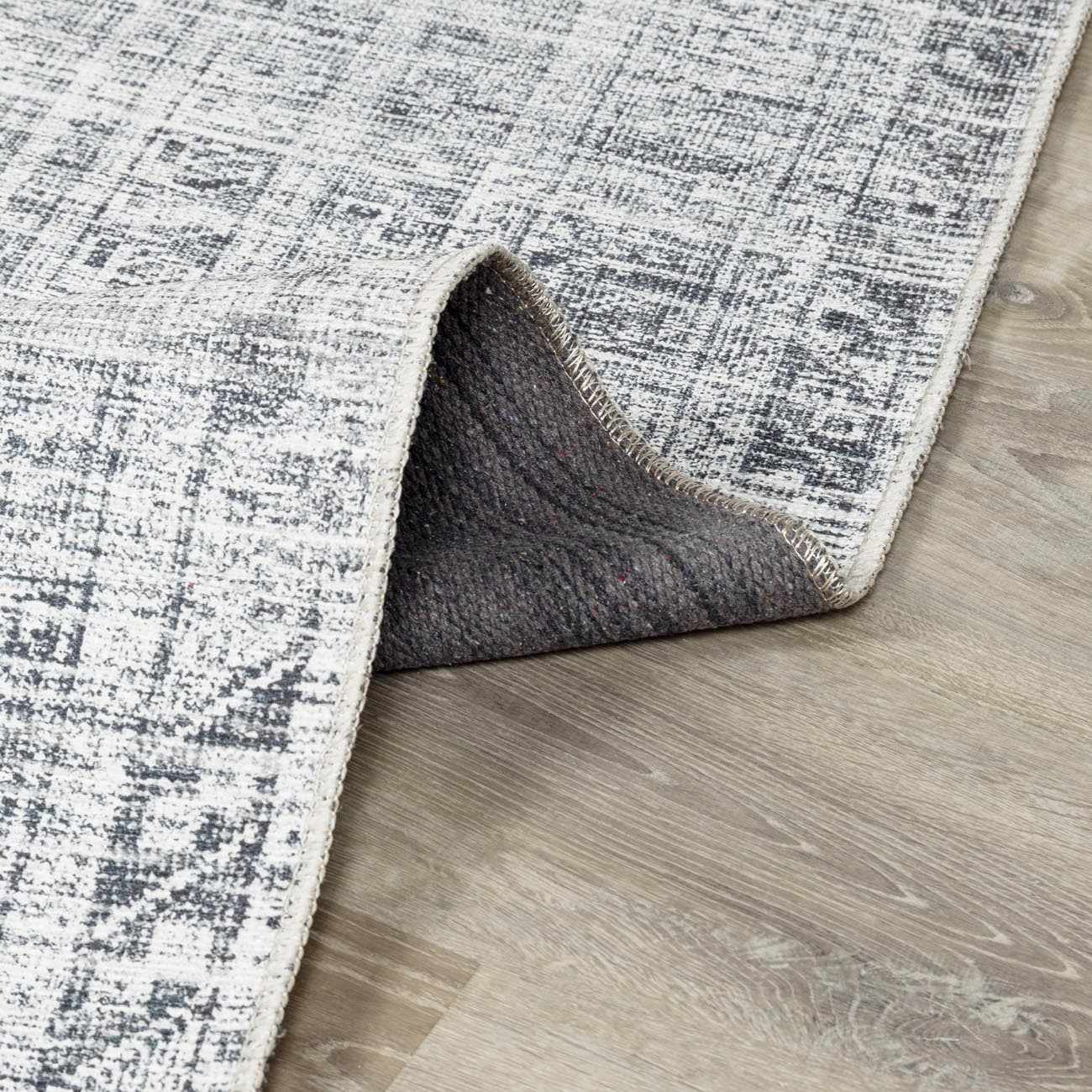 Barny Gray Blue Washable Rug - Clearance - Ornate Home