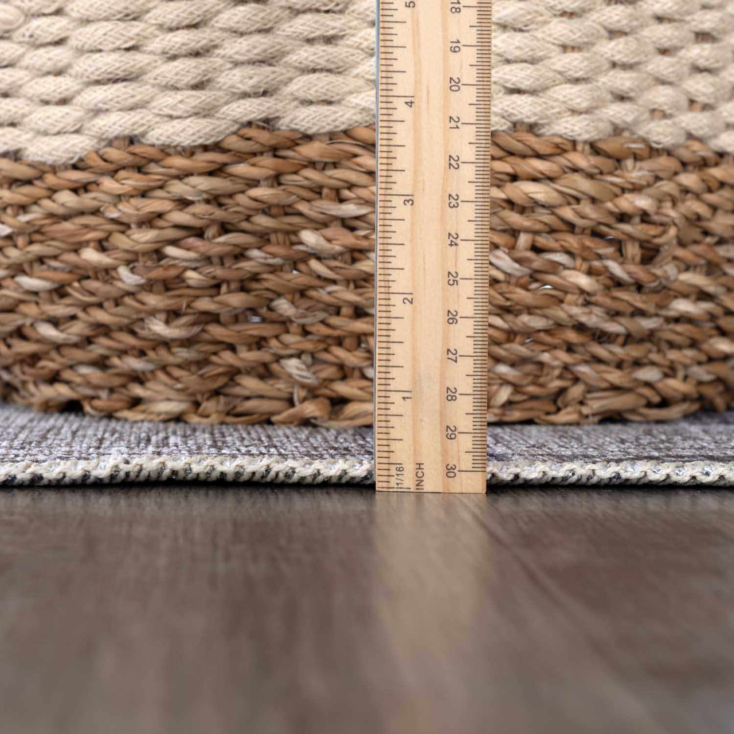 Barny Gray Denim Washable Rug - Clearance - Ornate Home
